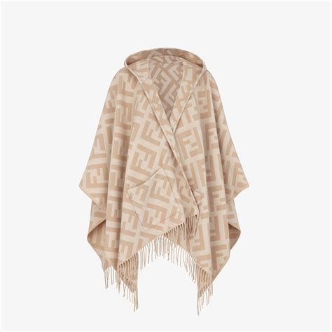 fendi cashmere poncho.